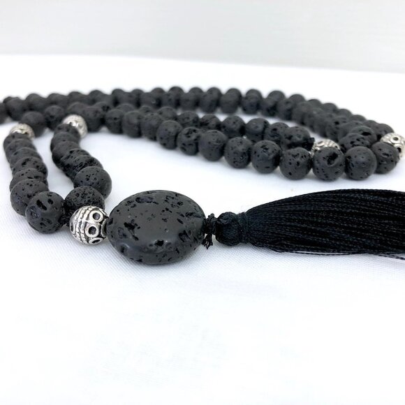 MALA Kit! Build your own Lava Rock Mala - Picture 3 of 6